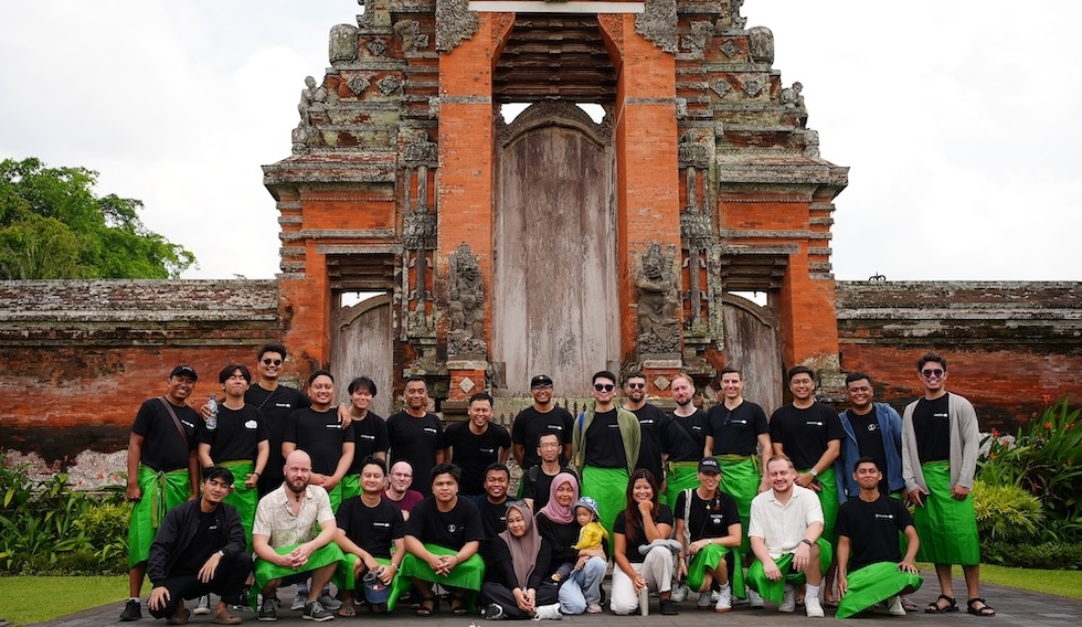 The WOLKK engineering team gathered in Bali, 2025